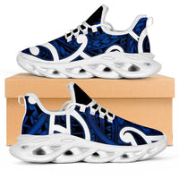 Aotearoa Maori Kowhaiwhai Clunky Sneakers Kikorangi Puhoro and Patiki