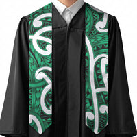 Aotearoa Maori Kowhaiwhai Graduation Stole Kakariki Puhoro and Patiki LT9 - Polynesian Pride