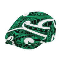 Aotearoa Maori Kowhaiwhai Jeff Hat Kakariki Puhoro and Patiki