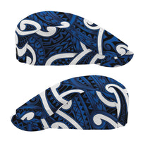 Aotearoa Maori Kowhaiwhai Jeff Hat Kikorangi Puhoro and Patiki