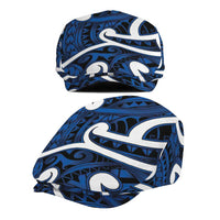 Aotearoa Maori Kowhaiwhai Jeff Hat Kikorangi Puhoro and Patiki