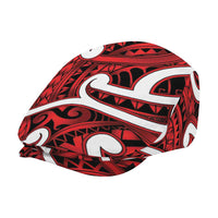 Aotearoa Maori Kowhaiwhai Jeff Hat Whero Puhoro and Patiki