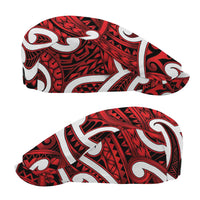 Aotearoa Maori Kowhaiwhai Jeff Hat Whero Puhoro and Patiki