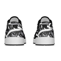 Aotearoa Maori Kowhaiwhai Low Sneakers Kiwikiwi Puhoro and Patiki