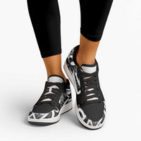 Aotearoa Maori Kowhaiwhai Low Sneakers Kiwikiwi Puhoro and Patiki