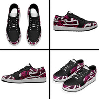 Aotearoa Maori Kowhaiwhai Low Sneakers Mawhero Puhoro and Patiki