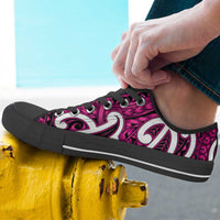 Aotearoa Maori Kowhaiwhai Low Top Shoes Mawhero Puhoro and Patiki