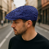 Basketball New Zealand Jeff Hat Blue Maori Ta Moko Indigenous - Polynesian Pride