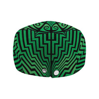 Basketball New Zealand Jeff Hat Green Maori Ta Moko Indigenous - Polynesian Pride