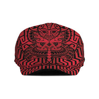 Basketball New Zealand Jeff Hat Red Maori Ta Moko Indigenous LT9 Red - Polynesian Pride