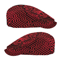 Basketball New Zealand Jeff Hat Red Maori Ta Moko Indigenous LT9 - Polynesian Pride