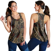 Batik Sekar Jagad Women Racerback Tank Indonesian Traditional Pattern