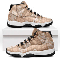Beige Palaka Quilt Hawaii Sneakers J11 Traditional Hawaii-plaid Pattern LT14 Beige - Polynesian Pride