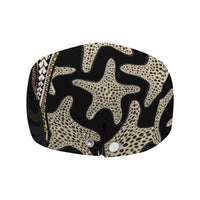 Beige Polynesian Starfish Unique Pattern Jeff Hat