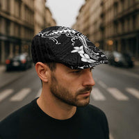 Black Hawaii Jeff Hat Hammerhead Shark Tattoo Curve Polynesian - Polynesian Pride