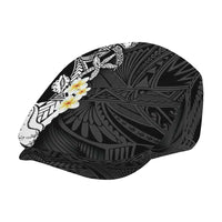Black Samoa Tattoo Jeff Hat Plumeria Samoan Ocean Tatau Pattern - Polynesian Pride
