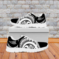 Black White New Zealand Puhoro Ta Moko Sneakers