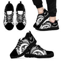 Black White New Zealand Puhoro Ta Moko Sneakers