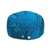 Blue Gradient Polynesia Jeff Hat Hawaiian Tribal Hammerhead Shark Tattoo LT14 - Polynesian Pride
