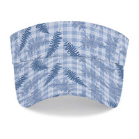 Blue Palaka Hawaii Palapalai Sun Visor Cap Hawaiian Fern LT14 - Polynesian Pride