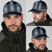 Blue Taniko Aotearoa Classic Cap Niho Taniwha Mix Poutama LT14