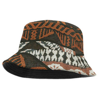 Bula Fiji Tapa Bucket Hat Fijian Masi Vintage Vibes - Polynesian Pride