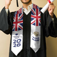 Custom Aloha Hawaii Graduation Stole Hawaiian Flag With Leis LT05 - Polynesian Pride