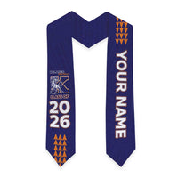 Custom Hawaii Kalaheo High School Graduation Stole Kakau Pattern LT05 - Polynesian Pride