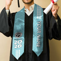 Custom Hawaii King Kekaulike High School Graduation Stole Kakau Pattern