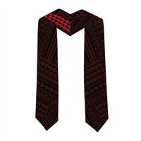 Custom Hawaii Lahainaluna High School Graduation Stole Kakau Pattern