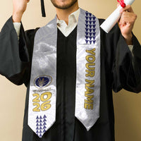 Custom Hawaii Waipahu High School Graduation Stole Kakau Pattern