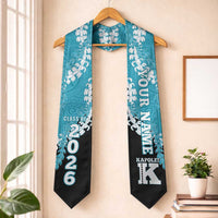 Custom Kapolei Hawaii High School Graduation Stole Class Of Year Puakenikeni Lei Hawaiian Pattern