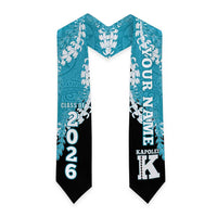 Custom Kapolei Hawaii High School Graduation Stole Class Of Year Puakenikeni Lei Hawaiian Pattern