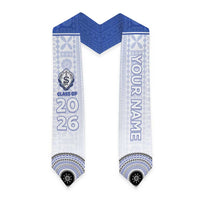 Custom St Joseph's Secodary School Graduation Stole With Fijian Tapa Pattern