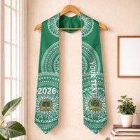 Custom Tonga Saineha High School Graduation Stole Class Of Year Tongan Ngatu Pattern