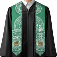 Custom Tonga Saineha High School Graduation Stole Class Of Year Tongan Ngatu Pattern
