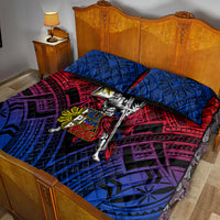 Filipinos Lapu-lapu Hero Quilt Bed Set Philippines Flag and Sun DT02 - Polynesian Pride