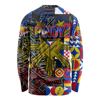 Pinoy Philippines Long Sleeve Shirt Filipino Tattoo Art Style DT02 - Polynesian Pride