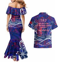 Father's Day Samoa Couples Matching Mermaid Dress and Hawaiian Shirt Special Dad Polynesia Paradise DT02 - Polynesian Pride