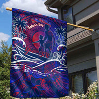 Father's Day Samoa Garden Flag Special Dad Polynesia Paradise