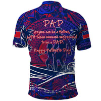 Father's Day Samoa Polo Shirt Special Dad Polynesia Paradise