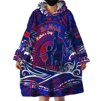 Father's Day Samoa Wearable Blanket Hoodie Special Dad Polynesia Paradise DT02 - Polynesian Pride