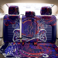 Father's Day American Samoa Back Car Seat Cover Special Dad Polynesia Paradise