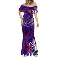 Father's Day American Samoa Mermaid Dress Special Dad Polynesia Paradise DT02 - Polynesian Pride