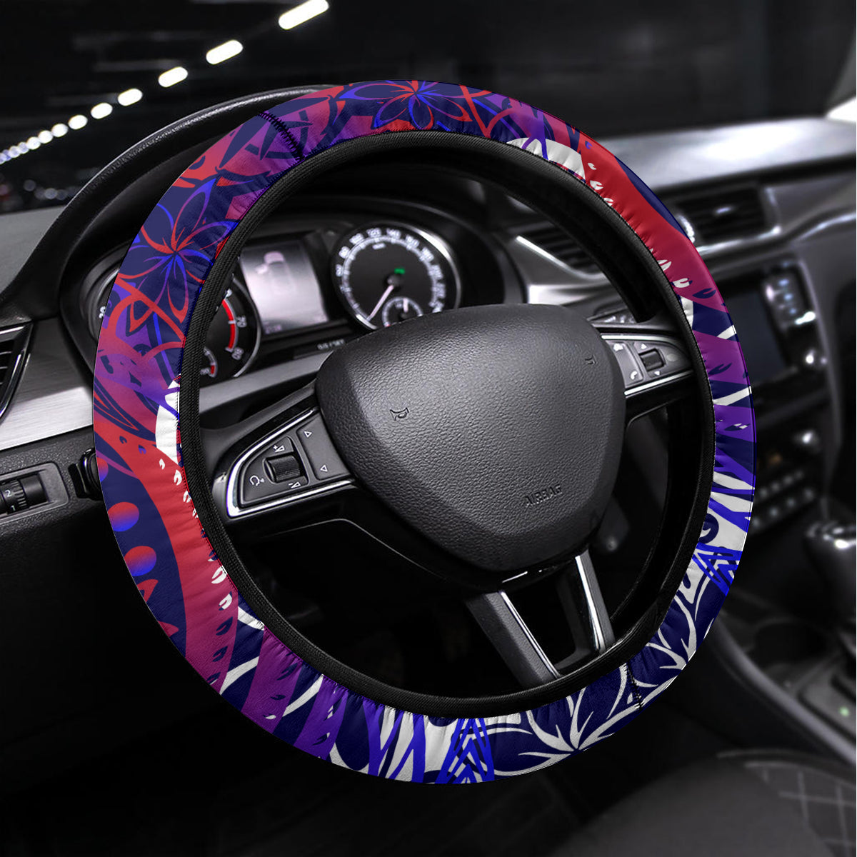 Father's Day American Samoa Steering Wheel Cover Special Dad Polynesia Paradise