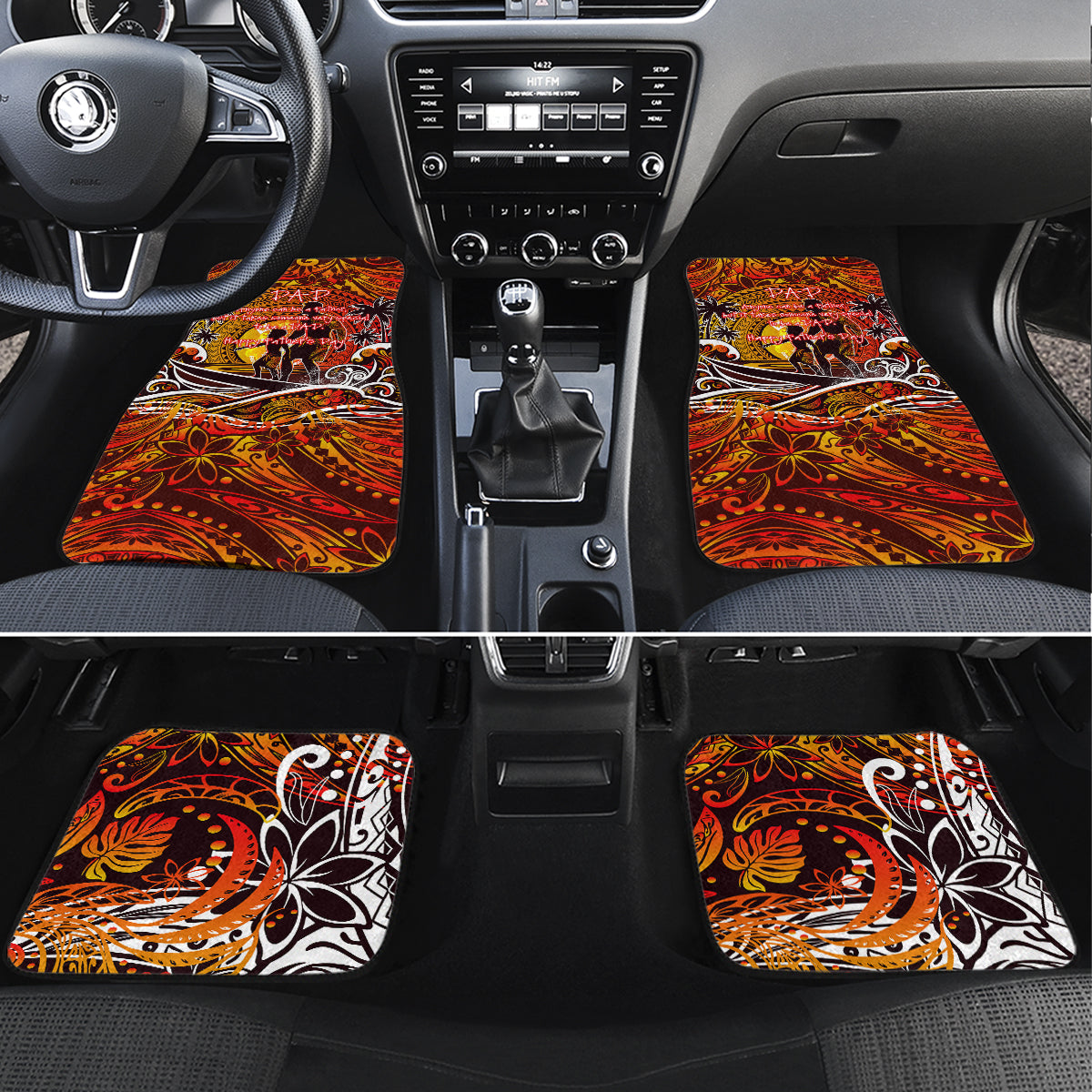 Father's Day Tonga Car Mats Special Dad Polynesia Paradise