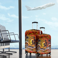 Father's Day Tonga Luggage Cover Special Dad Polynesia Paradise DT02 - Polynesian Pride