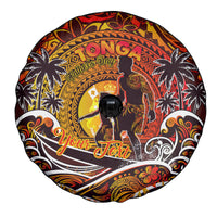 Father's Day Tonga Spare Tire Cover Special Dad Polynesia Paradise