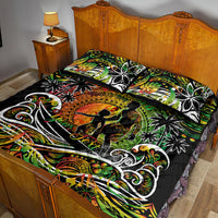 Father's Day Vanuatu Quilt Bed Set Special Dad Polynesia Paradise