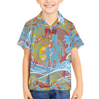 Father's Day Fiji Hawaiian Shirt Special Dad Polynesia Paradise DT02 - Polynesian Pride
